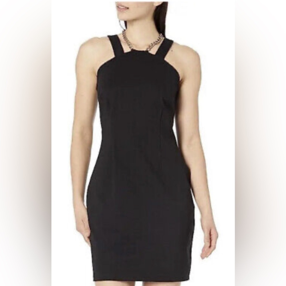 NWT Michael Micheal Kors Chain Necklace High Neck Dress. Retail $140.